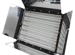 Đèn kino flo 6 bóng Osram Italy chính hãng, hình ảnh thực tế mua tại HL Studio Đèn kino flo
