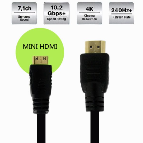 Dây cáp HDMI to Mini HDMI 50cm
