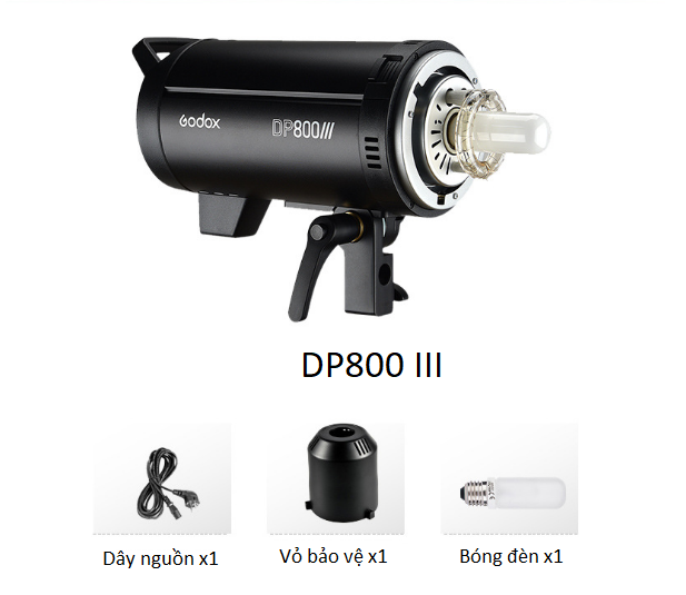 Đèn flash studio godox DP800 III chính hãng.