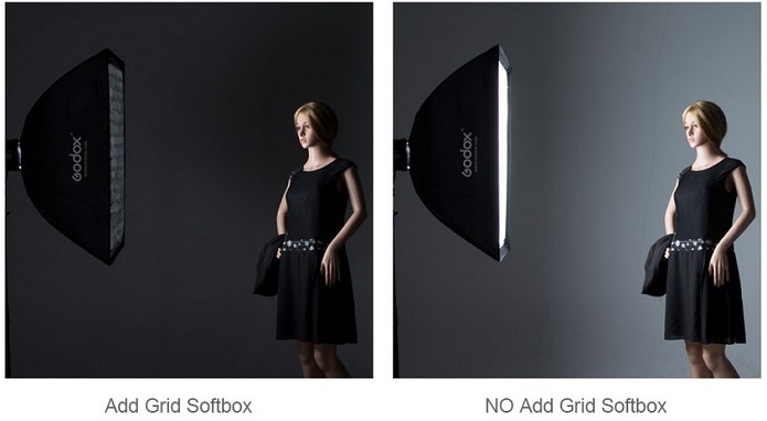 Softbox Godox tổ ong 80x120cm hàng chính hãng