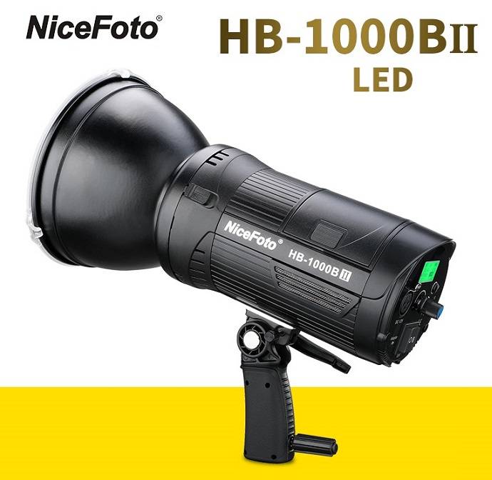 Đèn led studio Nicefoto HB-1000BII 100w kèm pin