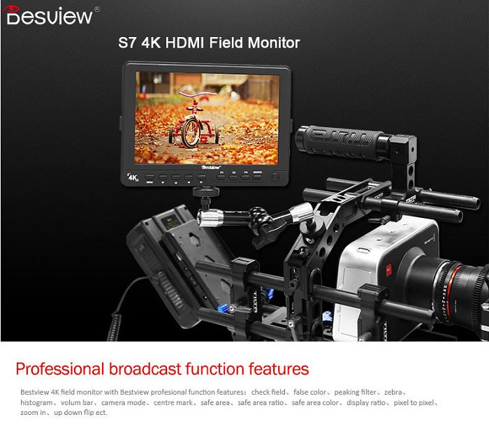 Màn hình Bestview S7 7inch FULL HD/4K cổng HDMI
