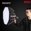 Softbox bát giác Triopo KS55 cho đèn flash speedlite