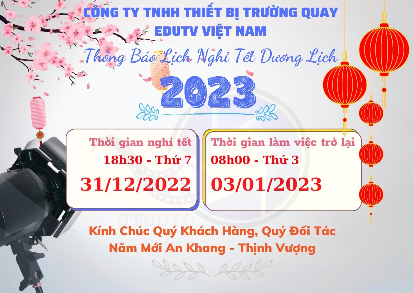 Hlstudio Nghi Tet Duong Lich 2023