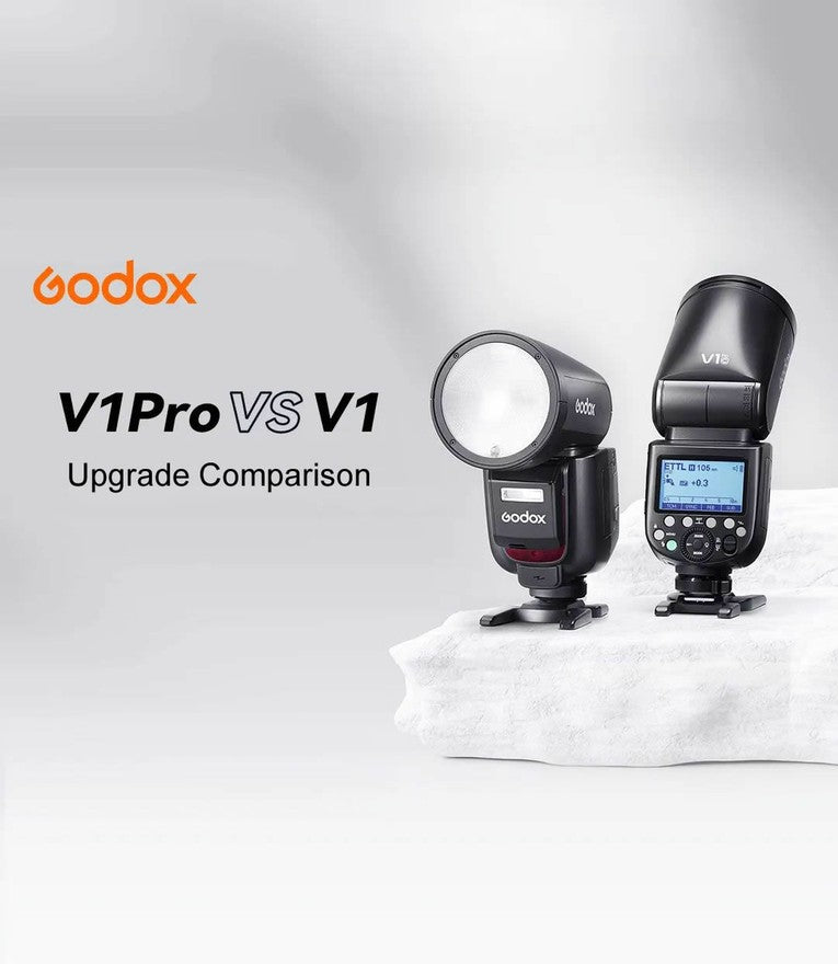So sánh nâng cấp Godox V1 Pro VS Đèn Godox V1