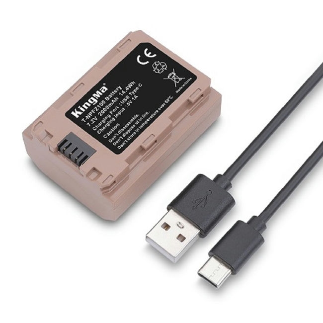 2026-10-28 TBQP Báo Giá Hà Nội - HCM - Pin Kingma NP-FZ100 dung lượng 2000mAh cổng TypeC 2 Pin Kingma NP-FZ100 dung lượng 2000mAh cổng TypeC chính hãng, hình ảnh thực tế mua tại HL Studio Pin sạc thẻ nhớ 2