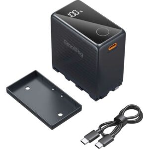Pin SmallRig 4469 NP-F970 USB-C Black chính hãng, hình ảnh thực tế mua tại HL Studio Pin sạc thẻ nhớ 2