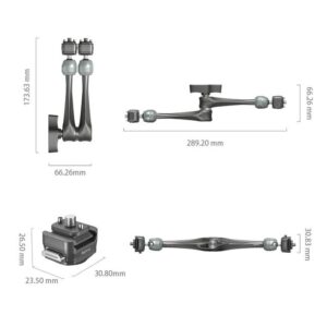 2026-10-16 TBQP Báo Giá Hà Nội - HCM - SmallRig 4489 – HawkLock H21 Quick Release Rosette Magic Arm 11″ 9 SmallRig 4489 – HawkLock H21 Quick Release Rosette Magic Arm 11″ chính hãng, hình ảnh thực tế mua tại HL Studio Phụ Kiện Studio 9