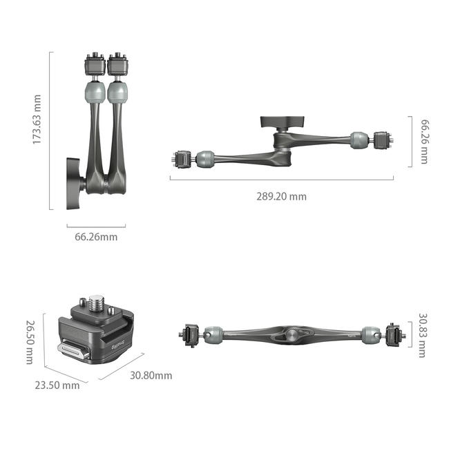 2026-10-16 TBQP Báo Giá Hà Nội - HCM - SmallRig 4489 – HawkLock H21 Quick Release Rosette Magic Arm 11″ 3 SmallRig 4489 – HawkLock H21 Quick Release Rosette Magic Arm 11″ chính hãng, hình ảnh thực tế mua tại HL Studio Phụ Kiện Studio 3