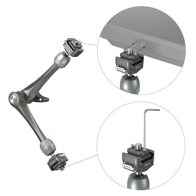 2026-10-16 TBQP Báo Giá Hà Nội - HCM - SmallRig 4489 – HawkLock H21 Quick Release Rosette Magic Arm 11″ 5 SmallRig 4489 – HawkLock H21 Quick Release Rosette Magic Arm 11″ chính hãng, hình ảnh thực tế mua tại HL Studio Phụ Kiện Studio 5