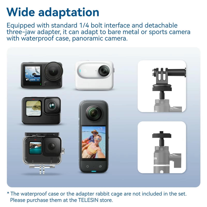 2026-10-18 TBQP Báo Giá Hà Nội - HCM - Telesin WSS-001 – Gậy selfie dành cho GoPro/ Action Cam/ Điện thoại dài 64cm 6 Telesin WSS-001 – Gậy selfie dành cho GoPro/ Action Cam/ Điện thoại dài 64cm chính hãng, hình ảnh thực tế mua tại HL Studio Phụ Kiện Studio 6