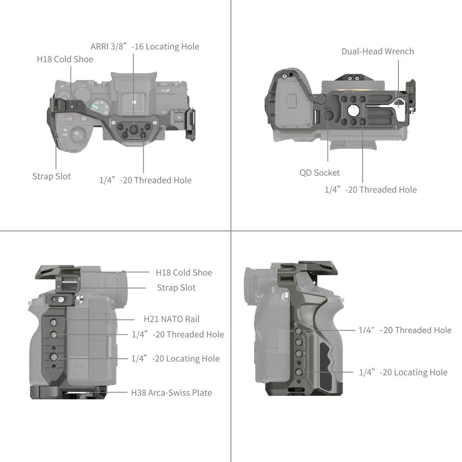 2026-10-16 TBQP Báo Giá Hà Nội - HCM - Khung SmallRig HawkLock Quick 4538 cho Sony Alpha 7R V / Alpha 7 IV / Alpha 7S III 4538 6 Khung SmallRig HawkLock Quick 4538 cho Sony Alpha 7R V / Alpha 7 IV / Alpha 7S III 4538 chính hãng, hình ảnh thực tế mua tại HL Studio Khung bảo vệ máy ảnh ( Camera Cage chính hãng ) 6