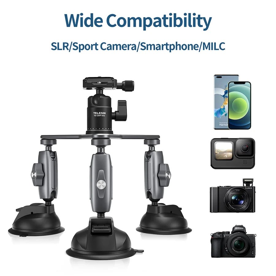 2026-10-18 TBQP Báo Giá Hà Nội - HCM - Telesin TE-TSB-001 – Bộ ba chân đế hít kính cho Máy ảnh và ActionCam 7 Telesin TE-TSB-001 – Bộ ba chân đế hít kính cho Máy ảnh và ActionCam chính hãng, hình ảnh thực tế mua tại HL Studio Phụ Kiện Studio 7