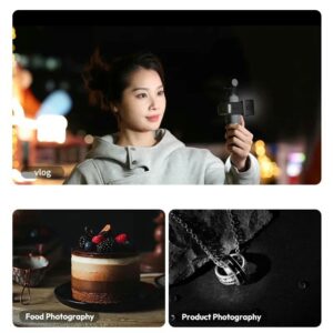 Ulanzi LM001 – Đèn led cho DJI Pocket 3/4 pin 500mAh chính hãng, hình ảnh thực tế mua tại HL Studio Đèn Gắn Máy Quay 2