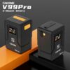 Pin V-mount ZGCINE ZG-V99Pro-B 99Wh chính hãng, hình ảnh thực tế mua tại HL Studio Pin V Mount
