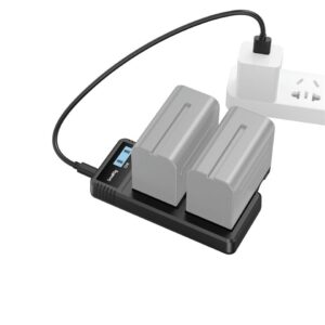 SmallRig 4086 – Sạc đôi pin NP-F970 LCD chính hãng, hình ảnh thực tế mua tại HL Studio Phụ Kiện Studio
