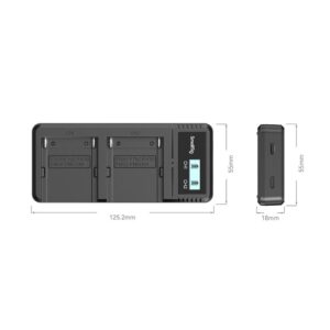 SmallRig 4086 – Sạc đôi pin NP-F970 LCD chính hãng, hình ảnh thực tế mua tại HL Studio Phụ Kiện Studio 2