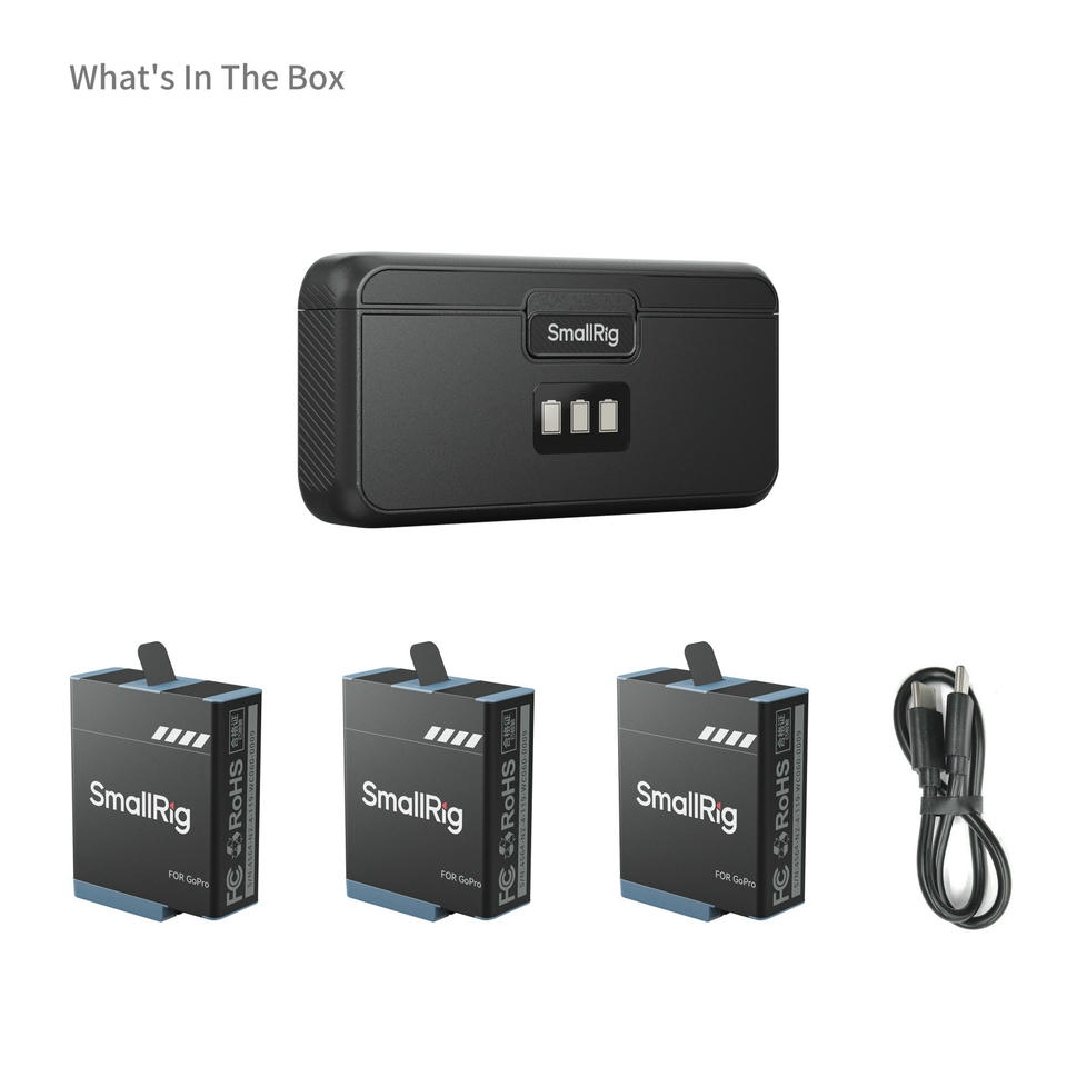2026-10-12 TBQP Báo Giá Hà Nội - HCM - SmallRig 4565 – Bộ 3 pin kèm sạc cho GoPro 9/10/11/12 9 SmallRig 4565 – Bộ 3 pin kèm sạc cho GoPro 9/10/11/12 chính hãng, hình ảnh thực tế mua tại HL Studio Phụ Kiện Studio 9