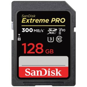 Thẻ nhớ SDXC SanDisk Extreme Pro 300MB/s – 64GB/128GB chính hãng, hình ảnh thực tế mua tại HL Studio Pin sạc thẻ nhớ 8