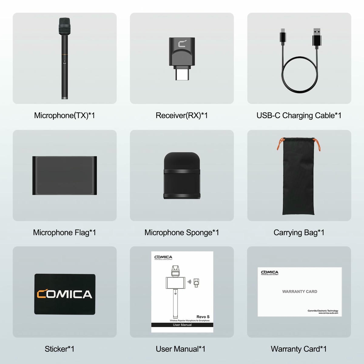 2026-10-12 TBQP Báo Giá Hà Nội - HCM - Micro thu âm cầm tay Comica Revo S cho điện thoại cổng Type-C 5 Micro thu âm cầm tay Comica Revo S cho điện thoại cổng Type-C chính hãng, hình ảnh thực tế mua tại HL Studio Microphone Comica 5