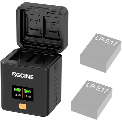 2026-10-18 TBQP Báo Giá Hà Nội - HCM - Hộp sạc ZGCINE PS-E17 cho pin máy ảnh Canon LP-E17 2 Hộp sạc ZGCINE PS-E17 cho pin máy ảnh Canon LP-E17 chính hãng, hình ảnh thực tế mua tại HL Studio Phụ Kiện Studio 2