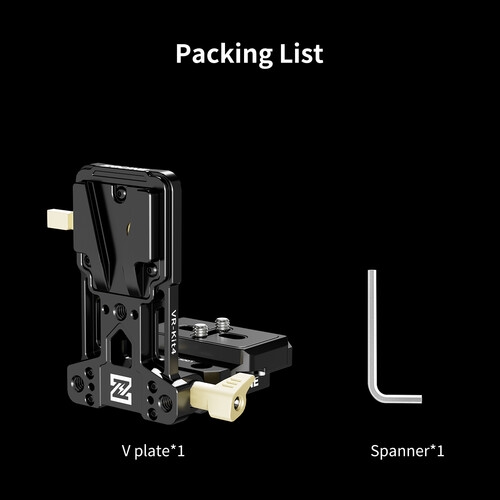 2026-10-19 TBQP Báo Giá Hà Nội - HCM - ZGCINE VR-Kit 4 – Tấm pin V-Lock kim loại tháo lắp nhanh với giá đỡ kiểu Arca 9 ZGCINE VR-Kit 4 – Tấm pin V-Lock kim loại tháo lắp nhanh với giá đỡ kiểu Arca chính hãng, hình ảnh thực tế mua tại HL Studio Phụ Kiện Studio 9