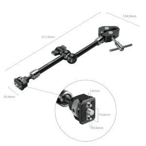 2026-10-18 TBQP Báo Giá Hà Nội - HCM - SmallRig 5311 – Magic Arm 11′ kèm kẹp đa năng tải 1.5kg 13 SmallRig 5311 – Magic Arm 11′ kèm kẹp đa năng tải 1.5kg chính hãng, hình ảnh thực tế mua tại HL Studio Phụ Kiện Studio 13