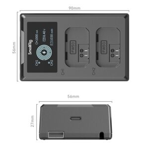 SmallRig 4081 – Sạc pin đôi NP-FW50 cho máy Sony chính hãng, hình ảnh thực tế mua tại HL Studio Pin sạc thẻ nhớ 2