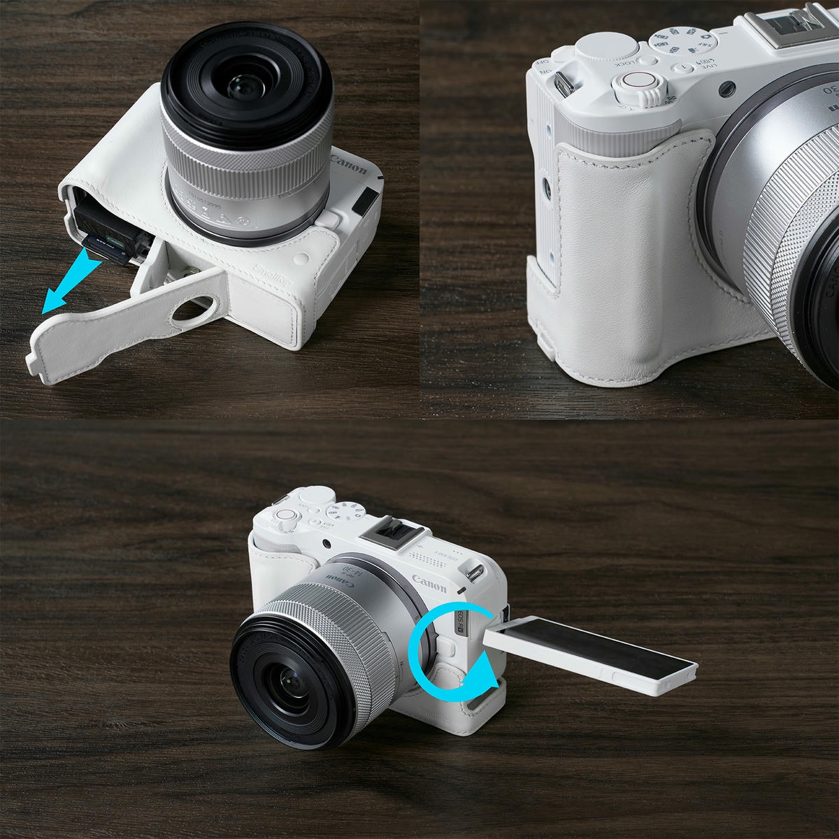 2026-10-19 TBQP Báo Giá Hà Nội - HCM - SmallRig 5433 – Bộ bao da cho Canon EOS R50 V (Đen) 5 SmallRig 5433 – Bộ bao da cho Canon EOS R50 V (Đen) chính hãng, hình ảnh thực tế mua tại HL Studio Phụ Kiện Studio 5
