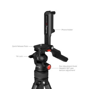 2026-10-13 TBQP Báo Giá Hà Nội - HCM - SmallRig 5473 – Chân máy quay cao 160cm tích hợp kẹp điện thoại 11 SmallRig 5473 – Chân máy quay cao 160cm tích hợp kẹp điện thoại chính hãng, hình ảnh thực tế mua tại HL Studio Tripod SmallRig 11