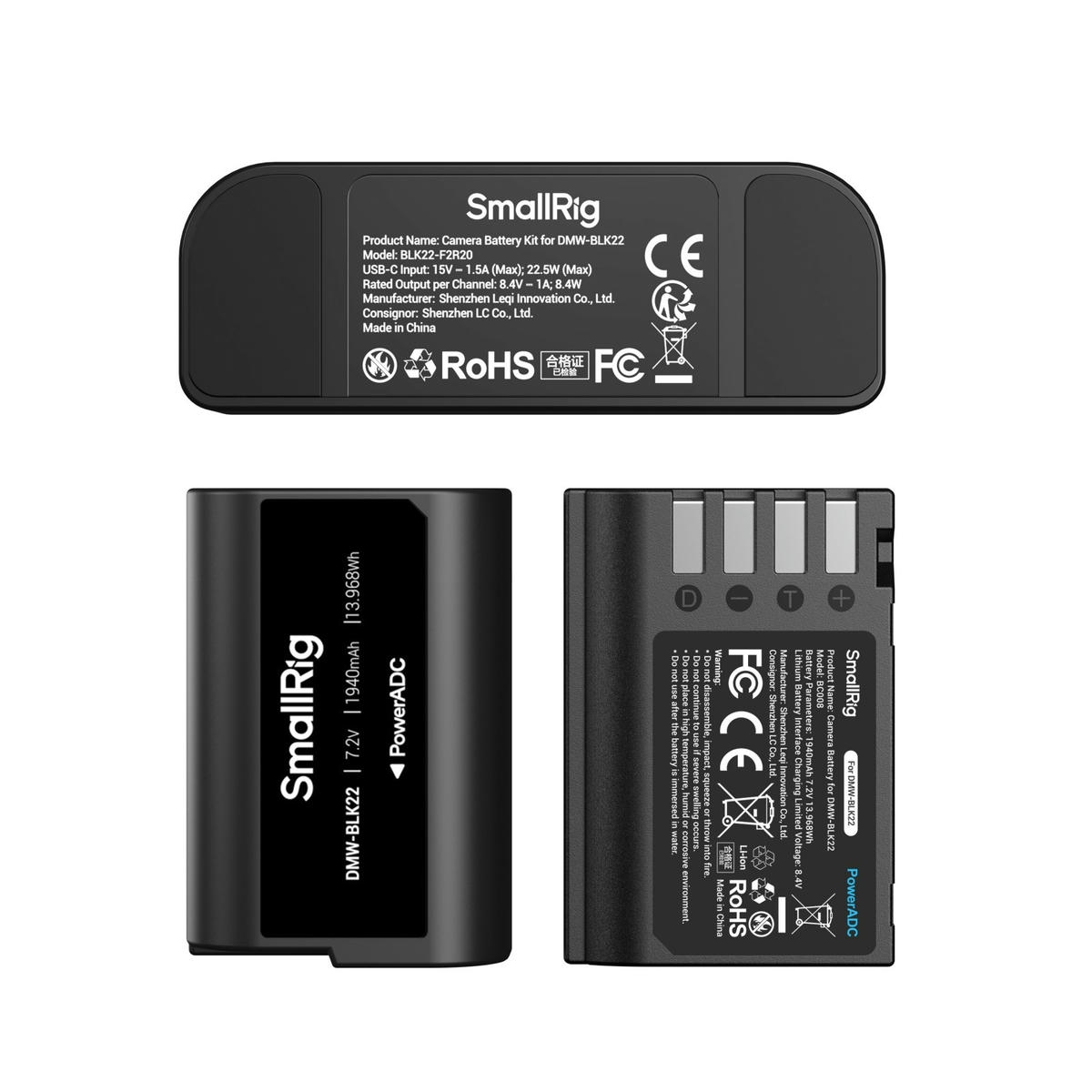 2026-10-18 TBQP Báo Giá Hà Nội - HCM - SmallRig 5487 – Combo 2 pin 1 sạc DMW-BLK22 cho máy ảnh Panasonic Lumix 7 SmallRig 5487 – Combo 2 pin 1 sạc DMW-BLK22 cho máy ảnh Panasonic Lumix chính hãng, hình ảnh thực tế mua tại HL Studio Pin sạc thẻ nhớ 7