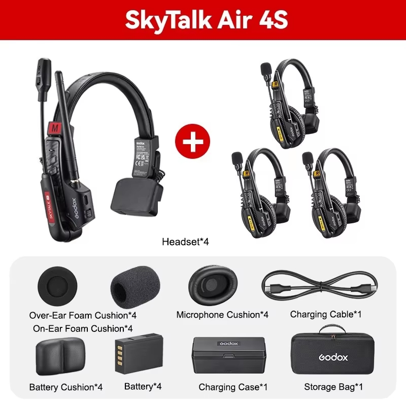 2026-10-12 TBQP Báo Giá Hà Nội - HCM - Godox SKYTALK AIR 4S/ 5S – Hệ thống liên lạc nội bộ không dây 500m 7 Godox SKYTALK AIR 4S/ 5S – Hệ thống liên lạc nội bộ không dây 500m chính hãng, hình ảnh thực tế mua tại HL Studio Microphone Godox 7