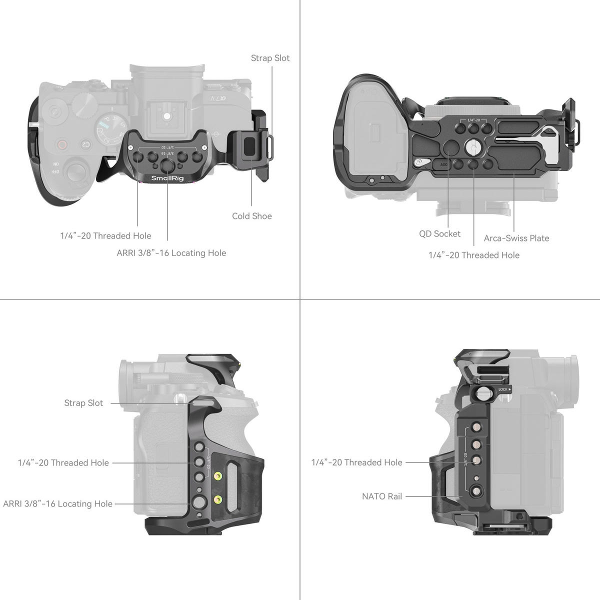 2026-10-18 TBQP Báo Giá Hà Nội - HCM - Khung Smallrig 6029 “Rhinoceros” cho Sony Alpha 7 V / 7R V / 7 IV 5 Khung Smallrig 6029 “Rhinoceros” cho Sony Alpha 7 V / 7R V / 7 IV chính hãng, hình ảnh thực tế mua tại HL Studio Khung bảo vệ máy ảnh ( Camera Cage chính hãng ) 5