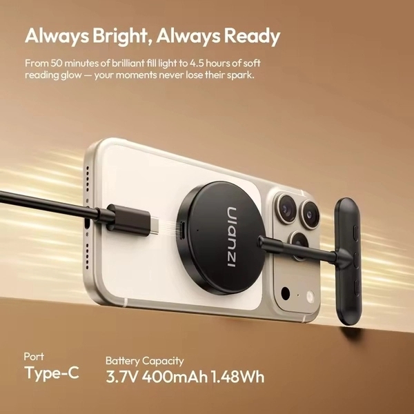 2026-10-13 TBQP Báo Giá Hà Nội - HCM - Ulanzi M10 – Đèn led mini Magsafe cho điện thoại L289 5 Ulanzi M10 – Đèn led mini Magsafe cho điện thoại L289 chính hãng, hình ảnh thực tế mua tại HL Studio Đèn Led Quay Phim 5