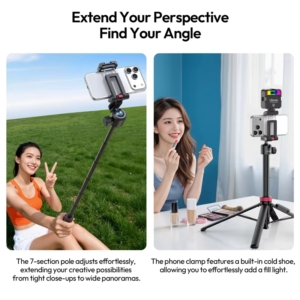 2026-10-28 TBQP Báo Giá Hà Nội - HCM - Ulanzi MT-44B – Chân tripod 2in1 tự động mở tích hợp remote S056 11 Ulanzi MT-44B – Chân tripod 2in1 tự động mở tích hợp remote S056 chính hãng, hình ảnh thực tế mua tại HL Studio Tripod Ulanzi 11