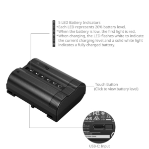 Pin SmallRig EN-EL15c 5299 cổng Type-C 2600mAh cho máy ảnh Nikon chính hãng, hình ảnh thực tế mua tại HL Studio Pin sạc thẻ nhớ 2
