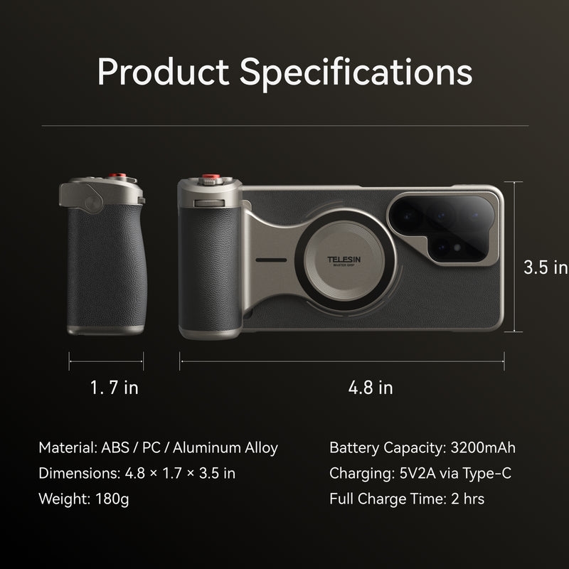 2026-10-13 TBQP Báo Giá Hà Nội - HCM - Telesin P5-MCS-15-TSX – Tay cầm chụp ảnh cho Galaxy S26 Ultra 14 Telesin P5-MCS-15-TSX – Tay cầm chụp ảnh cho Galaxy S26 Ultra chính hãng, hình ảnh thực tế mua tại HL Studio Phụ Kiện Studio 14