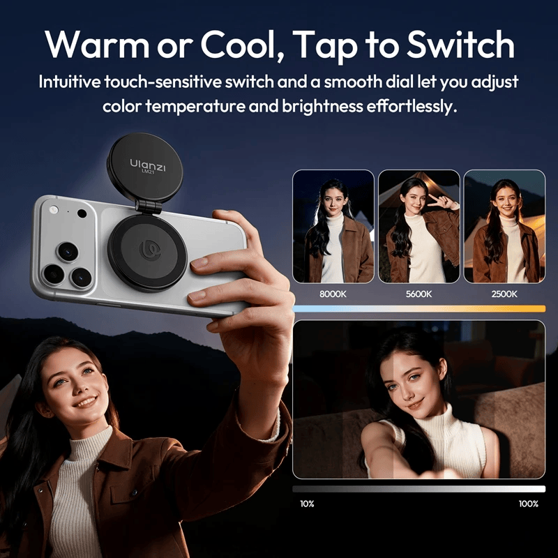 2026-10-13 TBQP Báo Giá Hà Nội - HCM - Ulanzi LM21 – Đèn led Fill light Selfie Magsafe L236/ L237 4 Ulanzi LM21 – Đèn led Fill light Selfie Magsafe L236/ L237 chính hãng, hình ảnh thực tế mua tại HL Studio Đèn Led Quay Phim 4