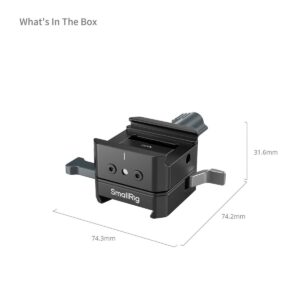 SmallRig 5690 – Bộ đế gắn pin V-Mount Arca-Swiss Plate / NATO Rail chính hãng, hình ảnh thực tế mua tại HL Studio Phụ Kiện Studio 2