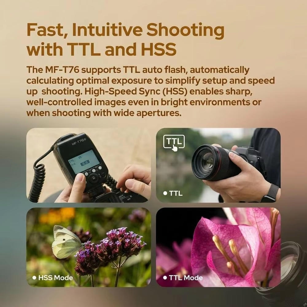 2026-10-18 TBQP Báo Giá Hà Nội - HCM - Đèn Flash Godox MF-T76 C/N/S TTL Macro 11 Đèn Flash Godox MF-T76 C/N/S TTL Macro chính hãng, hình ảnh thực tế mua tại HL Studio Đèn Led Quay Phim 11