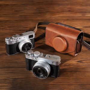 SmallRig 5986 – Túi đựng bằng da cho máy ảnh FUJIFILM X-E5 / X100VI (Màu nâu) chính hãng, hình ảnh thực tế mua tại HL Studio Balo - Túi Đựng Máy Ảnh 2