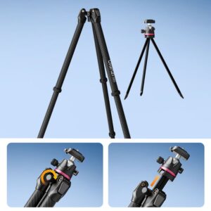 Ulanzi TZ01 – Chân máy đa năng 2in1 sợi carbon kèm tấm đế tháo nhanh S069 chính hãng, hình ảnh thực tế mua tại HL Studio Tripod Ulanzi 16