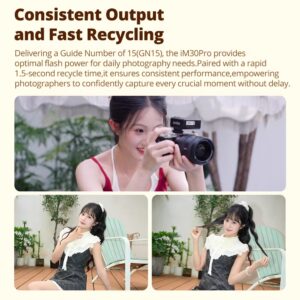 2026-10-13 TBQP Báo Giá Hà Nội - HCM - Đèn Flash Mini Godox iM30Pro GN15 Smart Auto 11 Đèn Flash Mini Godox iM30Pro GN15 Smart Auto chính hãng, hình ảnh thực tế mua tại HL Studio Đèn Flash Máy Ảnh 11