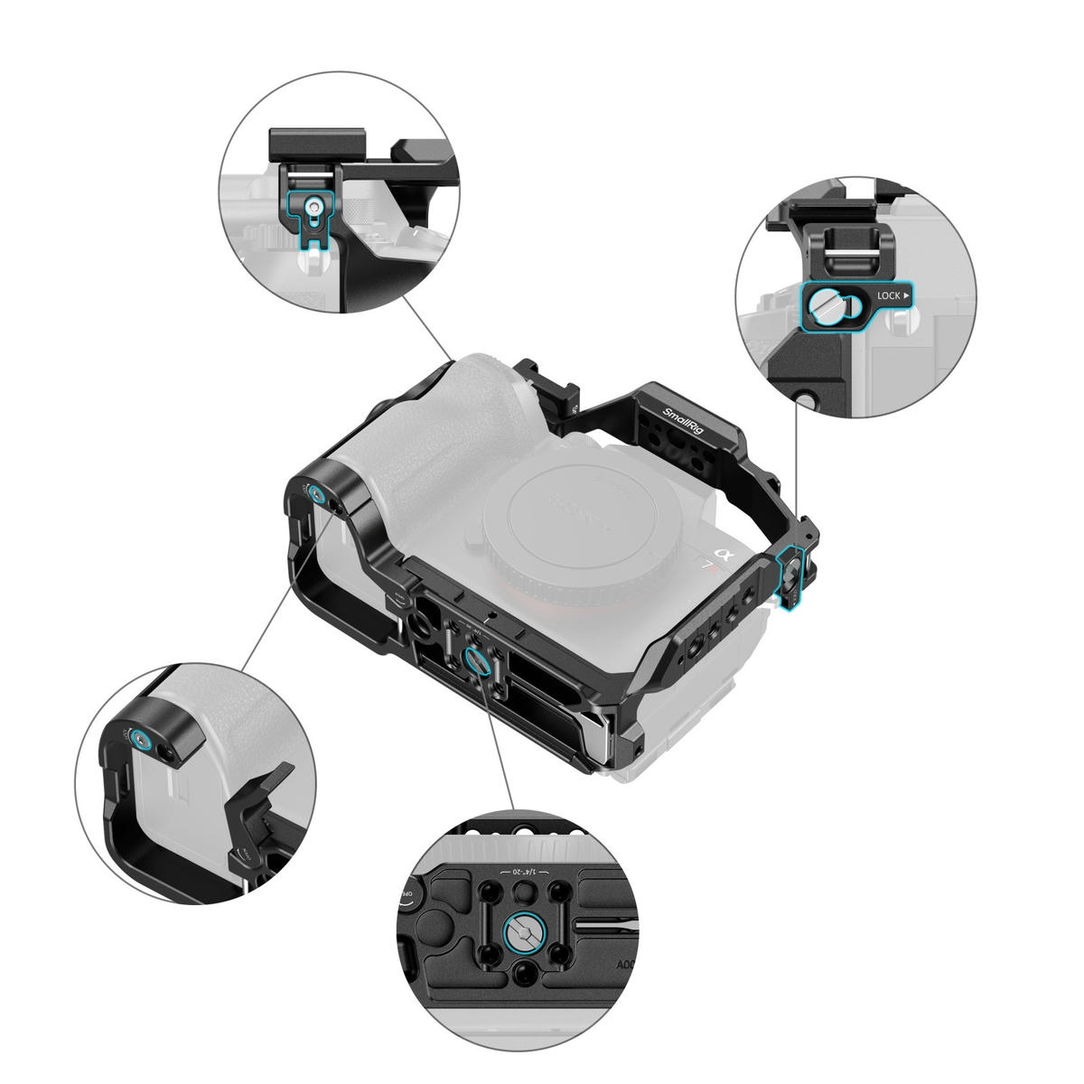 2026-10-16 TBQP Báo Giá Hà Nội - HCM - Khung SmallRig 6703 cho máy ảnh Sony Alpha 7R VI 6 Khung SmallRig 6703 cho máy ảnh Sony Alpha 7R VI chính hãng, hình ảnh thực tế mua tại HL Studio Khung bảo vệ máy ảnh ( Camera Cage chính hãng ) 6