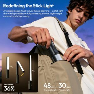 Ulanzi FOLD15 – Đèn led cầm tay gấp gọn Full RGB 15W L209 chính hãng, hình ảnh thực tế mua tại HL Studio Đèn Led Quay Phim 2