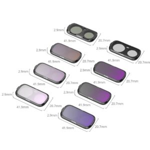 SmallRig 6687 – Bộ lọc Filter kit cho Insta360 Luna Ultra (CPL+ND8+ND16+ND32+ND64+ND128+ND256+Black Mist 1/4) chính hãng, hình ảnh thực tế mua tại HL Studio Bộ lọc ống kính ( Kính Lọc ) 2