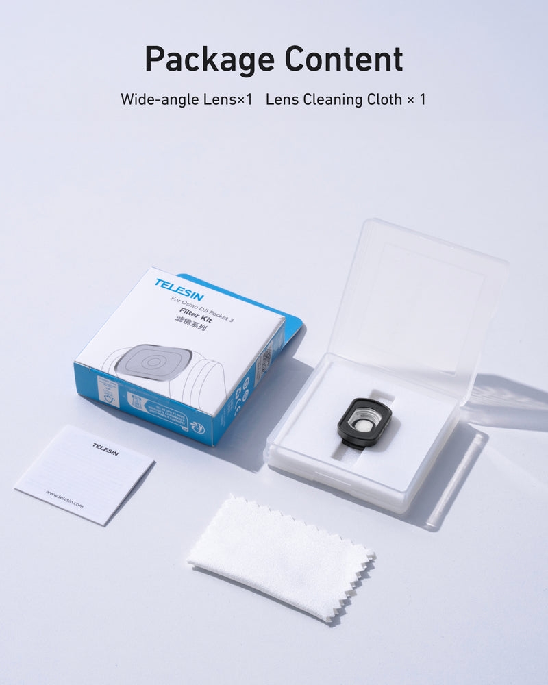 2026-10-13 TBQP Báo Giá Hà Nội - HCM - Telesin S5-FLT-48-TDJ – Ống kính góc rộng 112° cho DJI Pocket 4/ 3 9 Telesin S5-FLT-48-TDJ – Ống kính góc rộng 112° cho DJI Pocket 4/ 3 chính hãng, hình ảnh thực tế mua tại HL Studio Phụ Kiện Studio 9