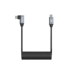 Cáp dữ liệu xoắn SmallRig 4792 USB-C (thẳng) sang USB-C (góc cạnh) chính hãng, hình ảnh thực tế mua tại HL Studio Phụ Kiện Studio 2