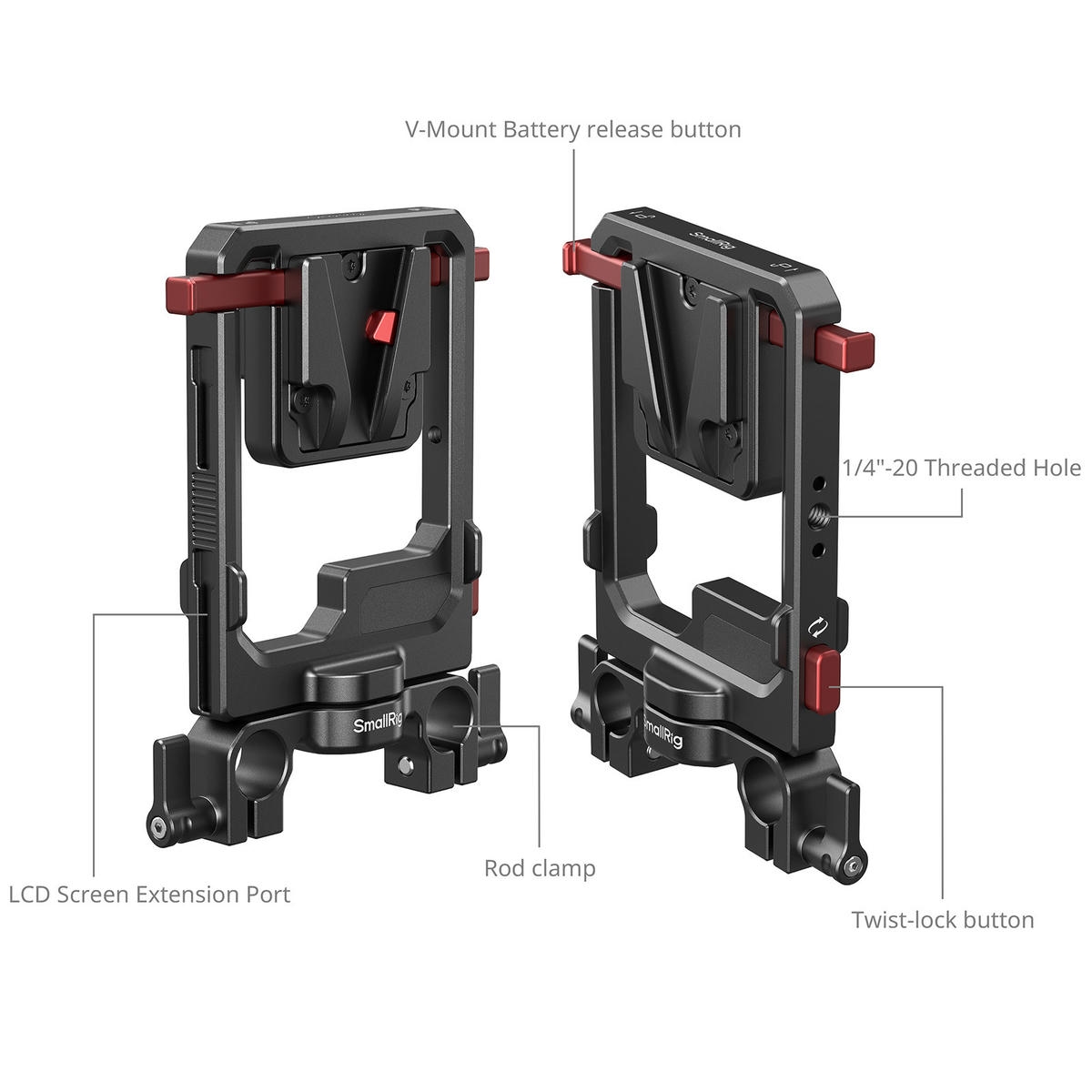 2026-10-12 TBQP Báo Giá Hà Nội - HCM - SmallRig 6273 – Tấm gắn pin V-Mount xoay 90° kẹp thanh kép 15mm 7 SmallRig 6273 – Tấm gắn pin V-Mount xoay 90° kẹp thanh kép 15mm chính hãng, hình ảnh thực tế mua tại HL Studio Phụ Kiện Studio 7