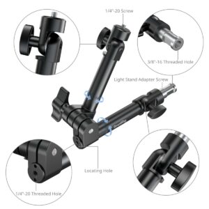 2026-10-25 TBQP Báo Giá Hà Nội - HCM - SmallRig 6324 – Bộ giá đỡ Magic Arm 12″ tải 5Kg xoay 360° 8 SmallRig 6324 – Bộ giá đỡ Magic Arm 12″ tải 5Kg xoay 360° chính hãng, hình ảnh thực tế mua tại HL Studio Phụ Kiện Studio 8